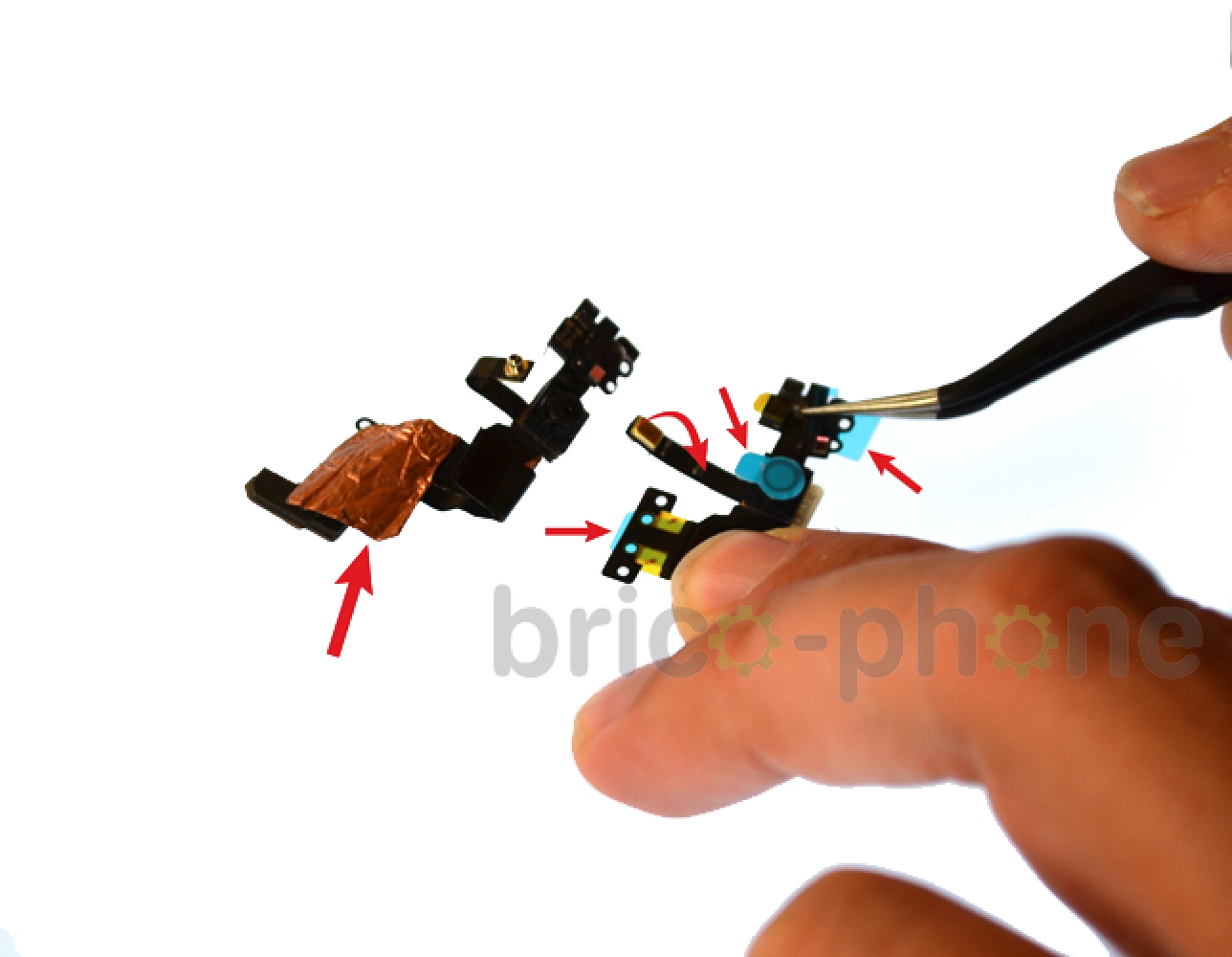 Changement de caméra avant Facetime sur iPhone 5S photo 3