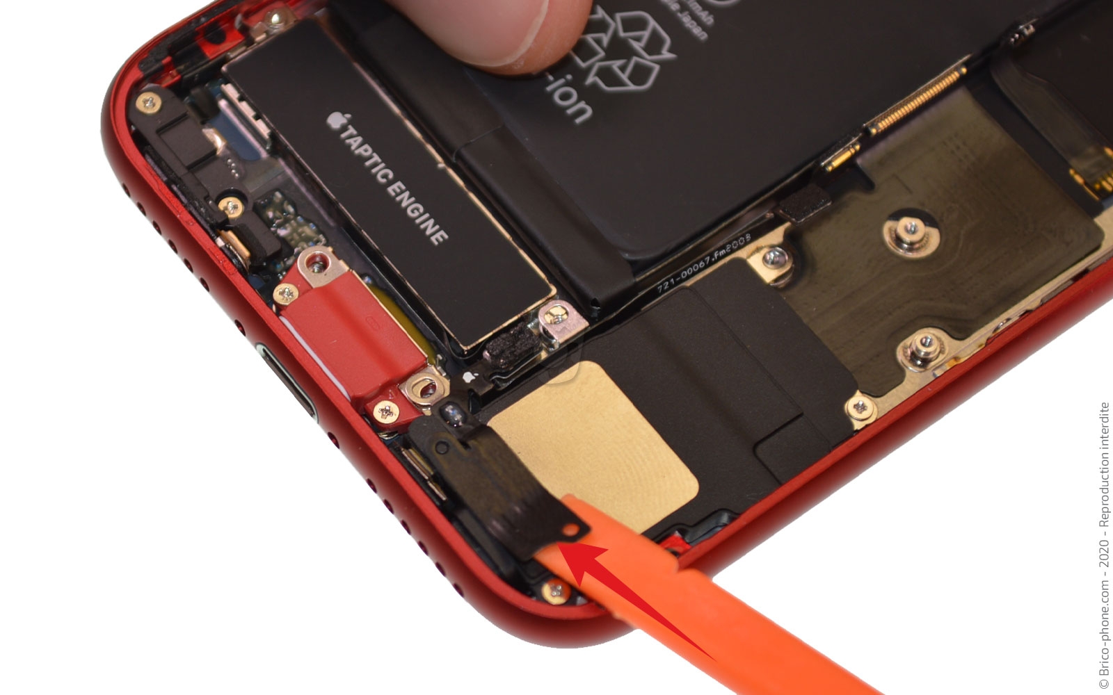 Changement du haut-parleur externe sur iPhone SE 2020 photo 1