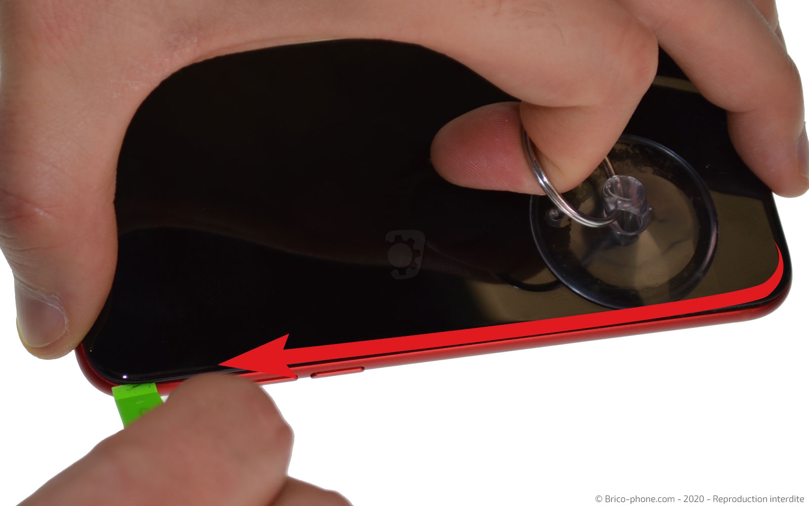 Changement du haut-parleur externe sur iPhone SE 2020 photo 2