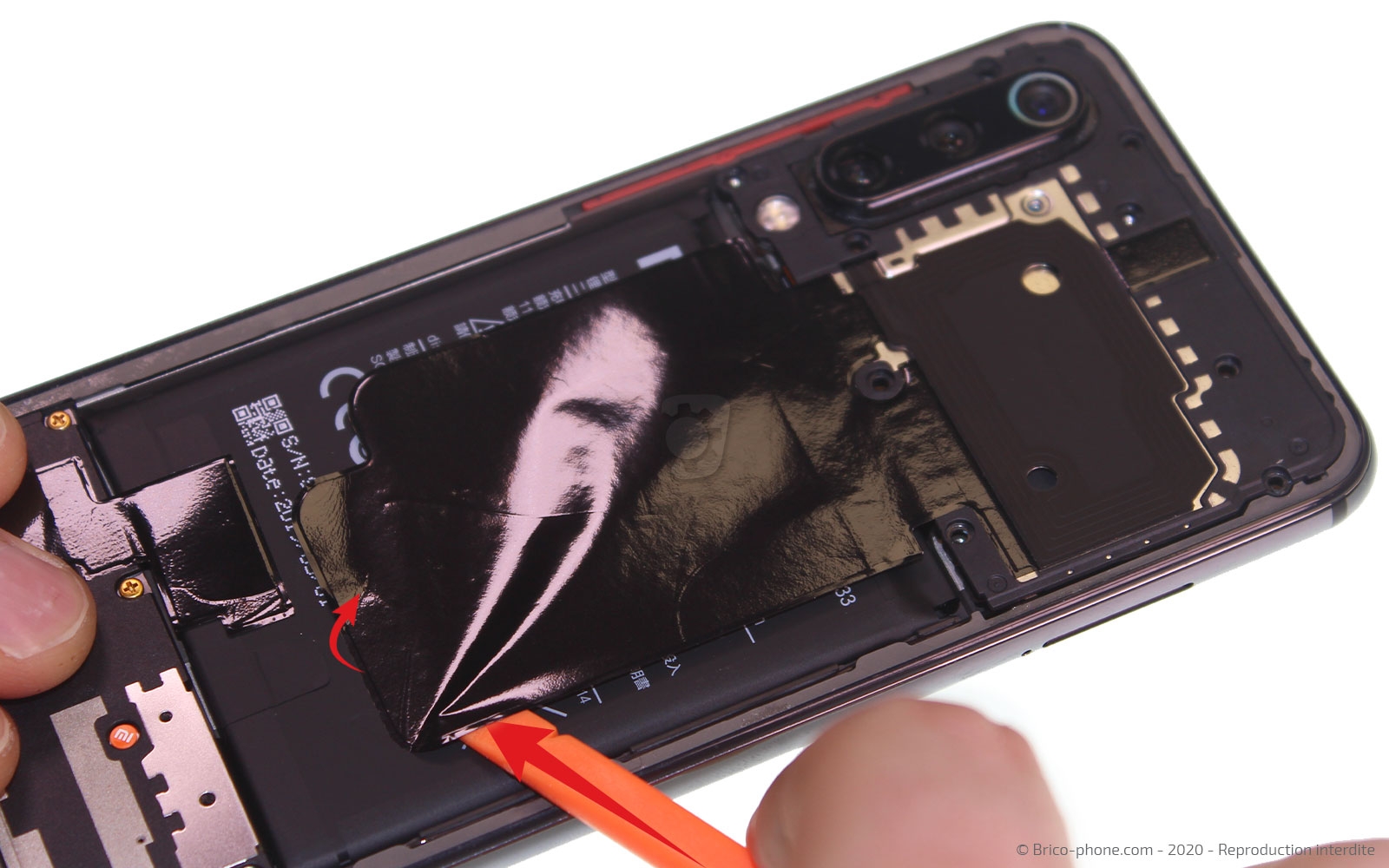 Changement de l'écran (vitre + Amoled) sur Mi 9 SE photo 2