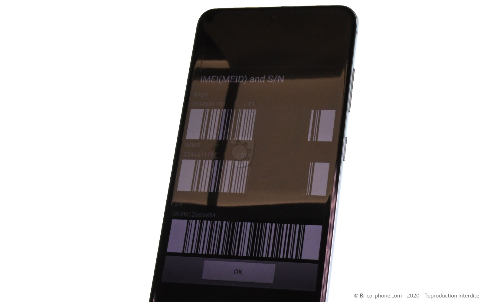 Démontage complet sur Galaxy S20 photo 3