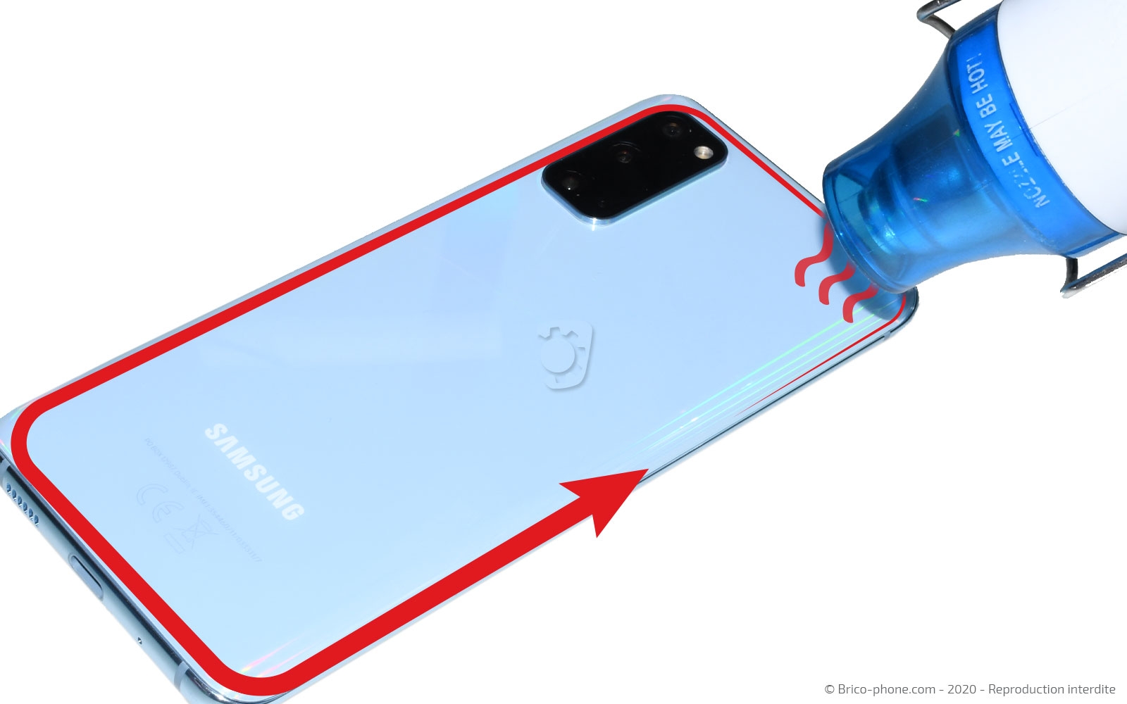 Démontage complet sur Galaxy S20 photo 2
