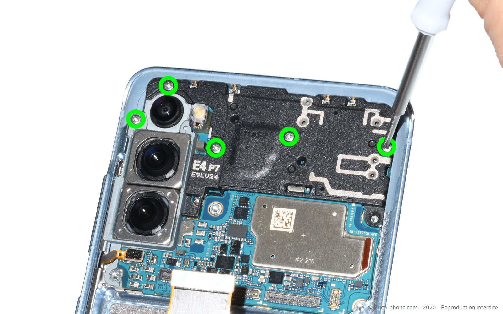 Démontage complet sur Galaxy S20 photo 1