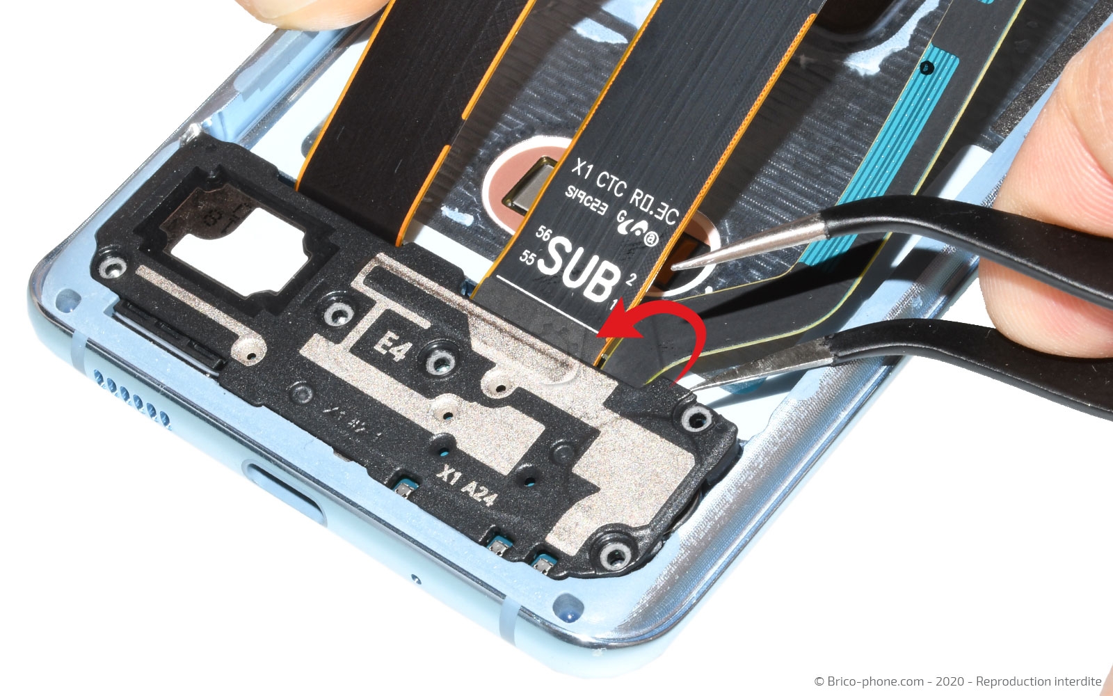 Démontage complet sur Galaxy S20 photo 2