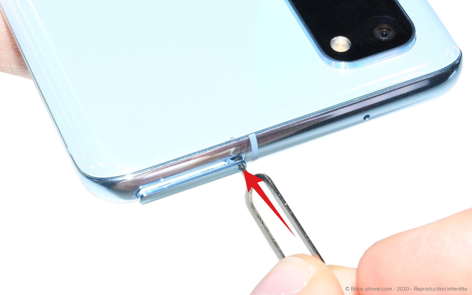 Changement de vitre arrière sur Galaxy S20 photo 1