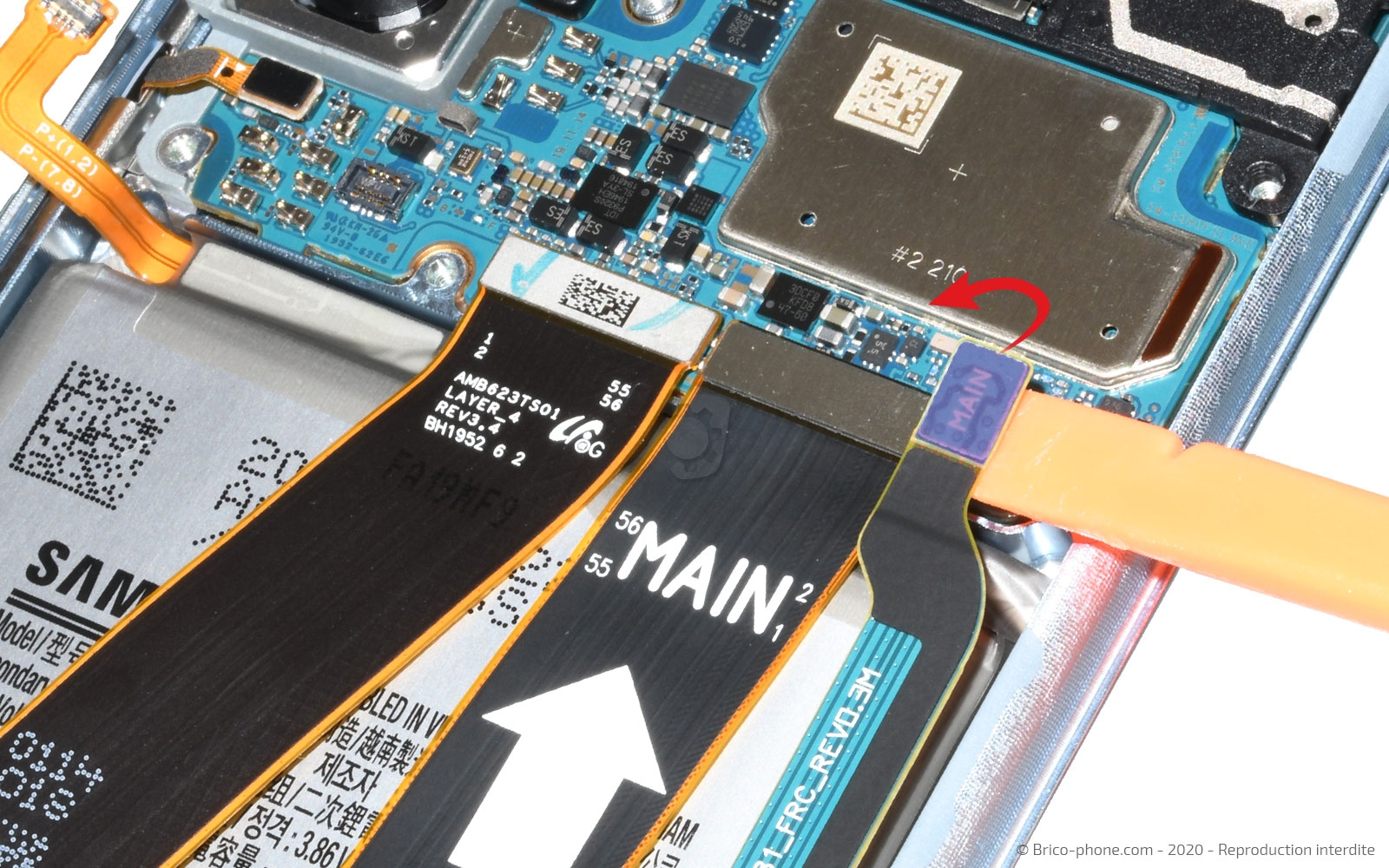 Changement de batterie  sur Galaxy S20 photo 2