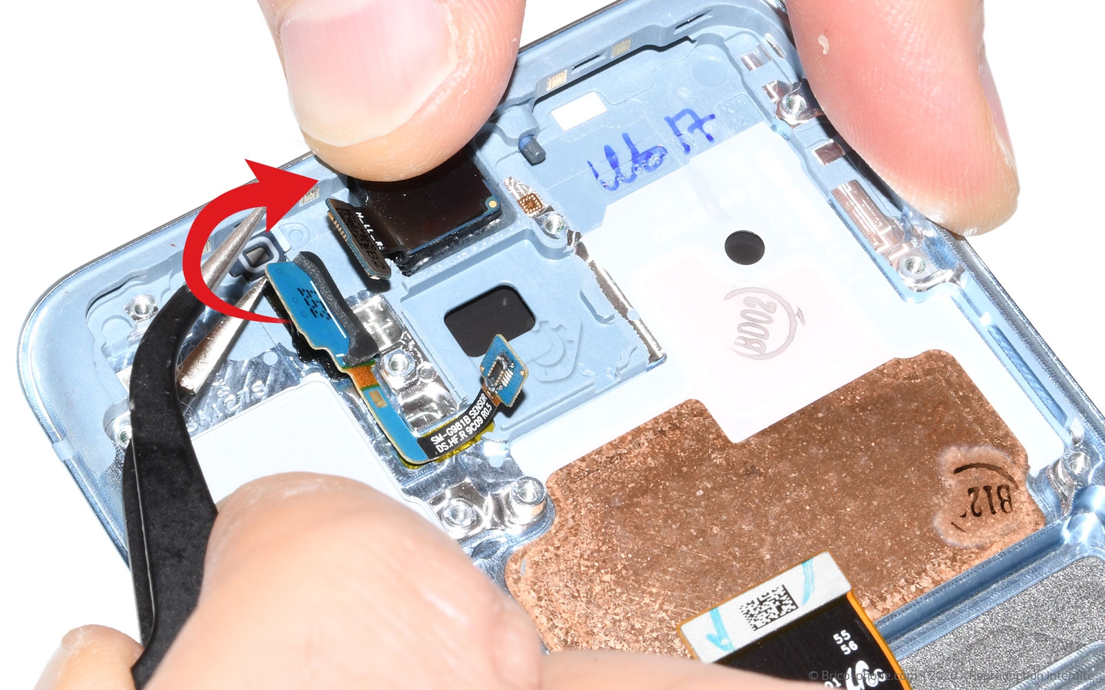 Changement du bloc écran  sur Galaxy S20 photo 2