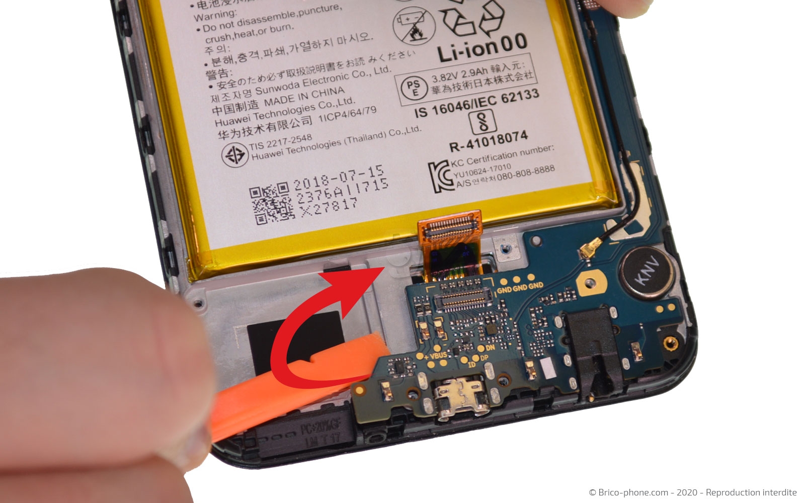 Démontage complet sur Y7 2018 photo 2