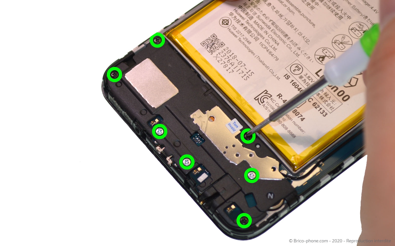 Démontage complet sur Y7 2018 photo 2