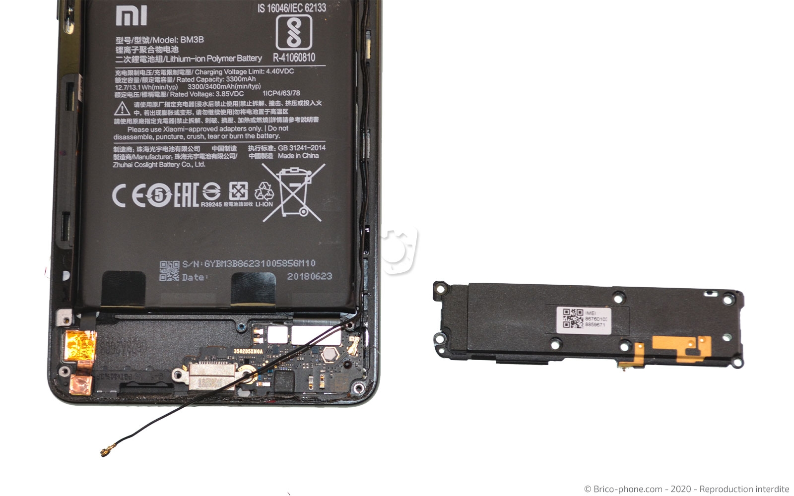 Démontage complet sur Mi Mix 2S photo 2