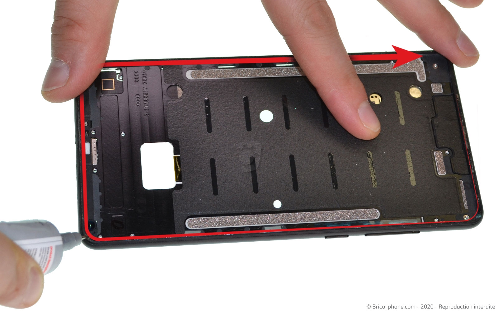 Changement d'écran (vitre+LCD) sur Mi Mix 2S photo 1