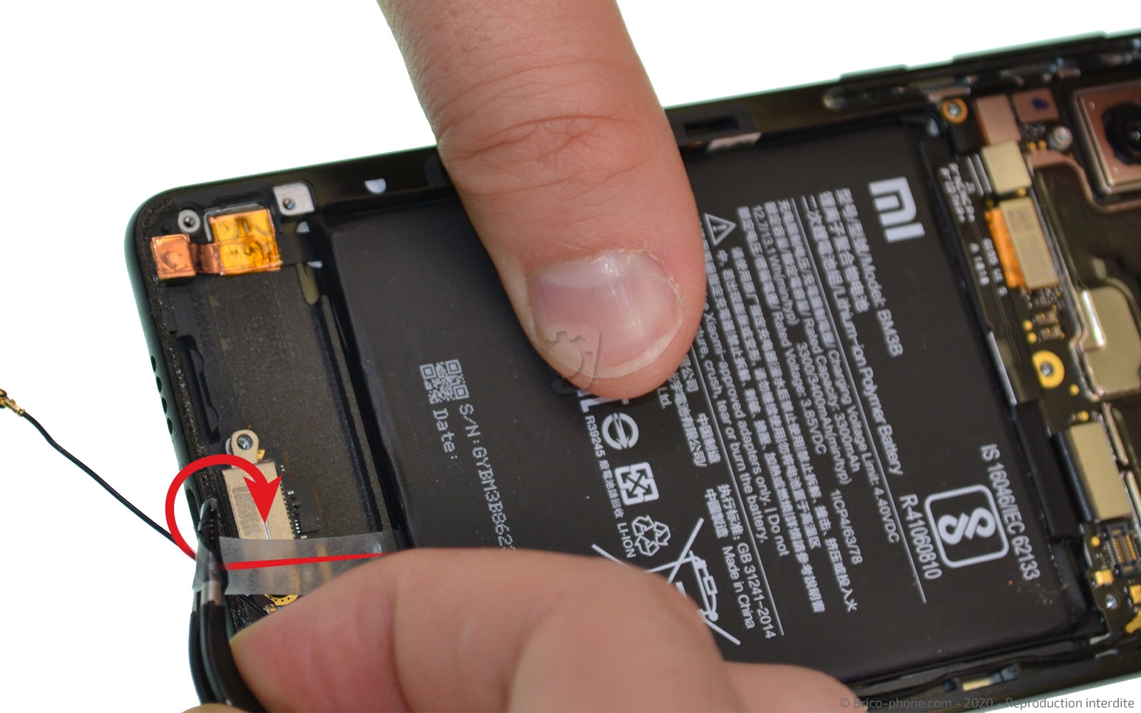 Changement d'écran (vitre+LCD) sur Mi Mix 2S photo 2