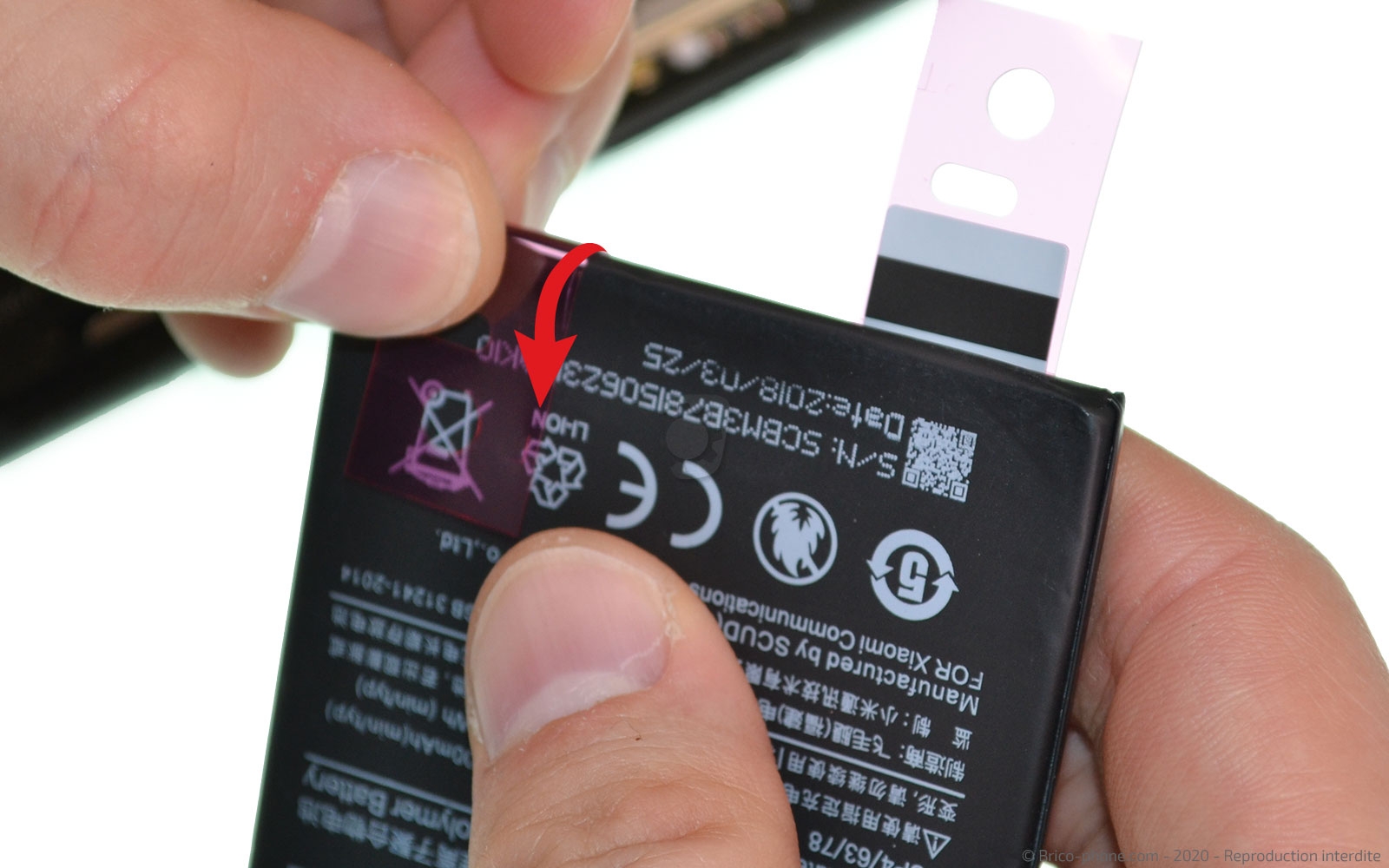 Changement de batterie sur Mi Mix 2S photo 2