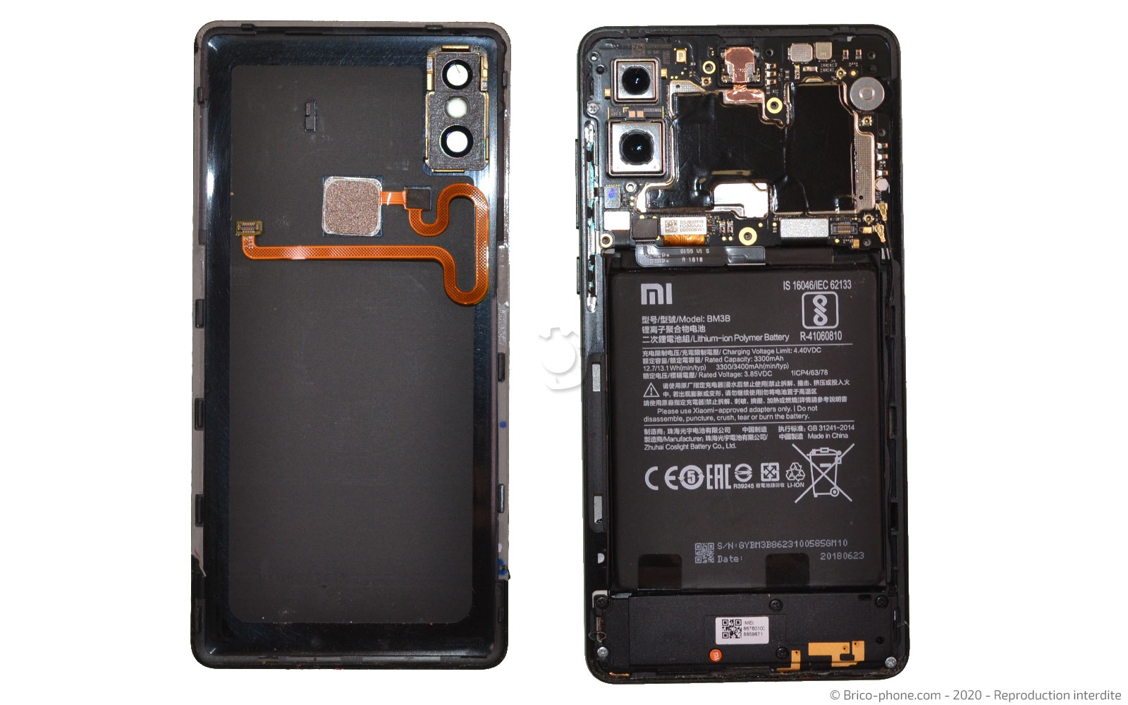 Changement de batterie sur Mi Mix 2S photo 3