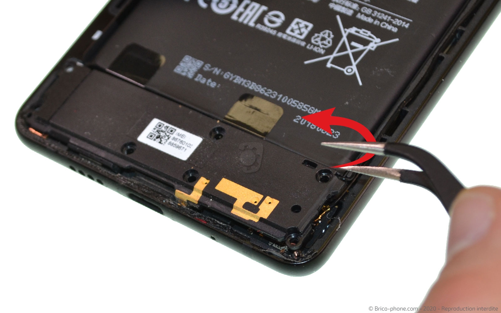 Changement de batterie sur Mi Mix 2S photo 2