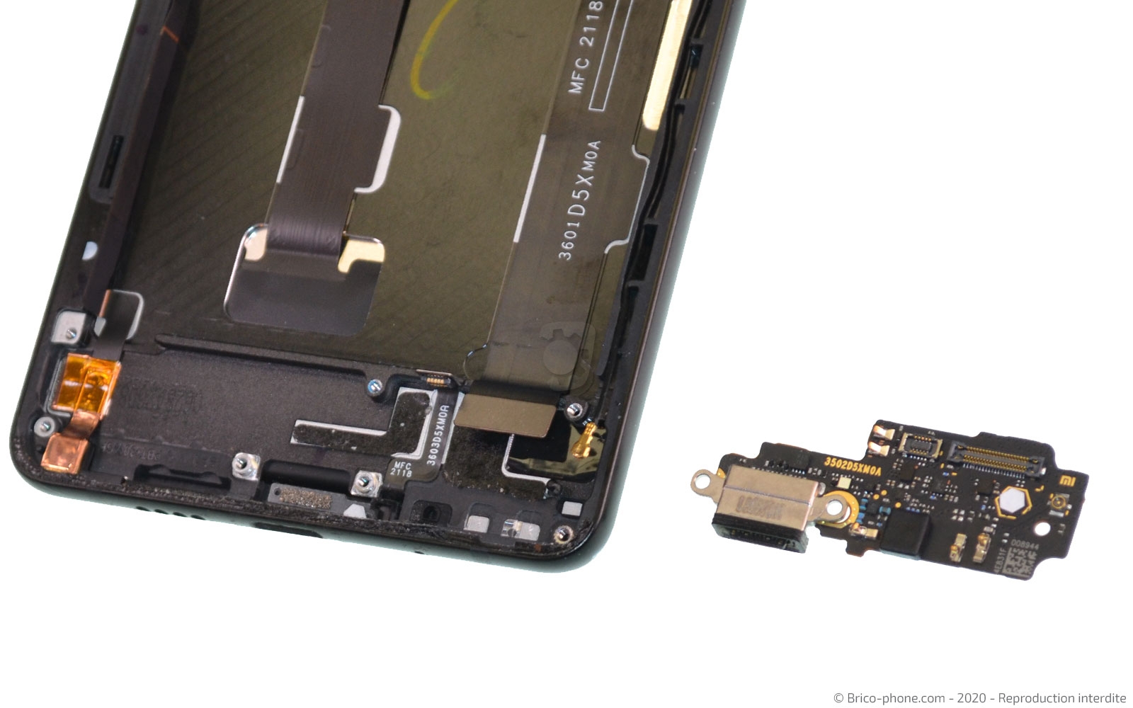 Changement du connecteur de charge sur Mi Mix 2S photo 3