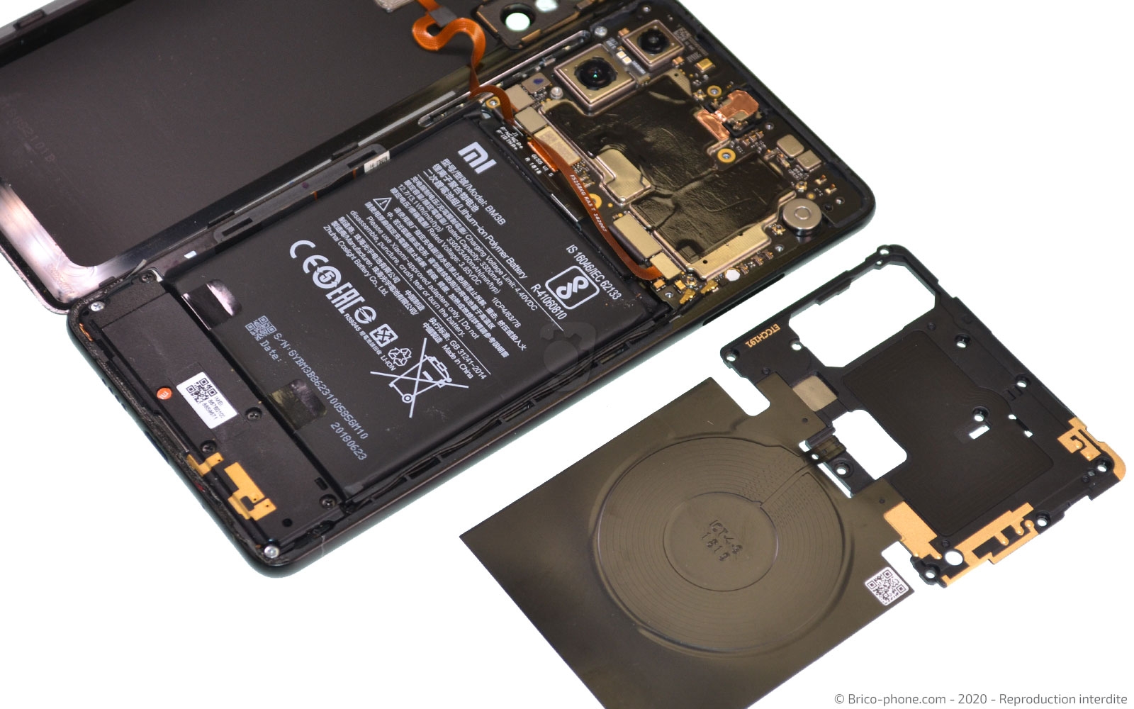 Changement de vitre arrière sur Mi Mix 2S photo 4