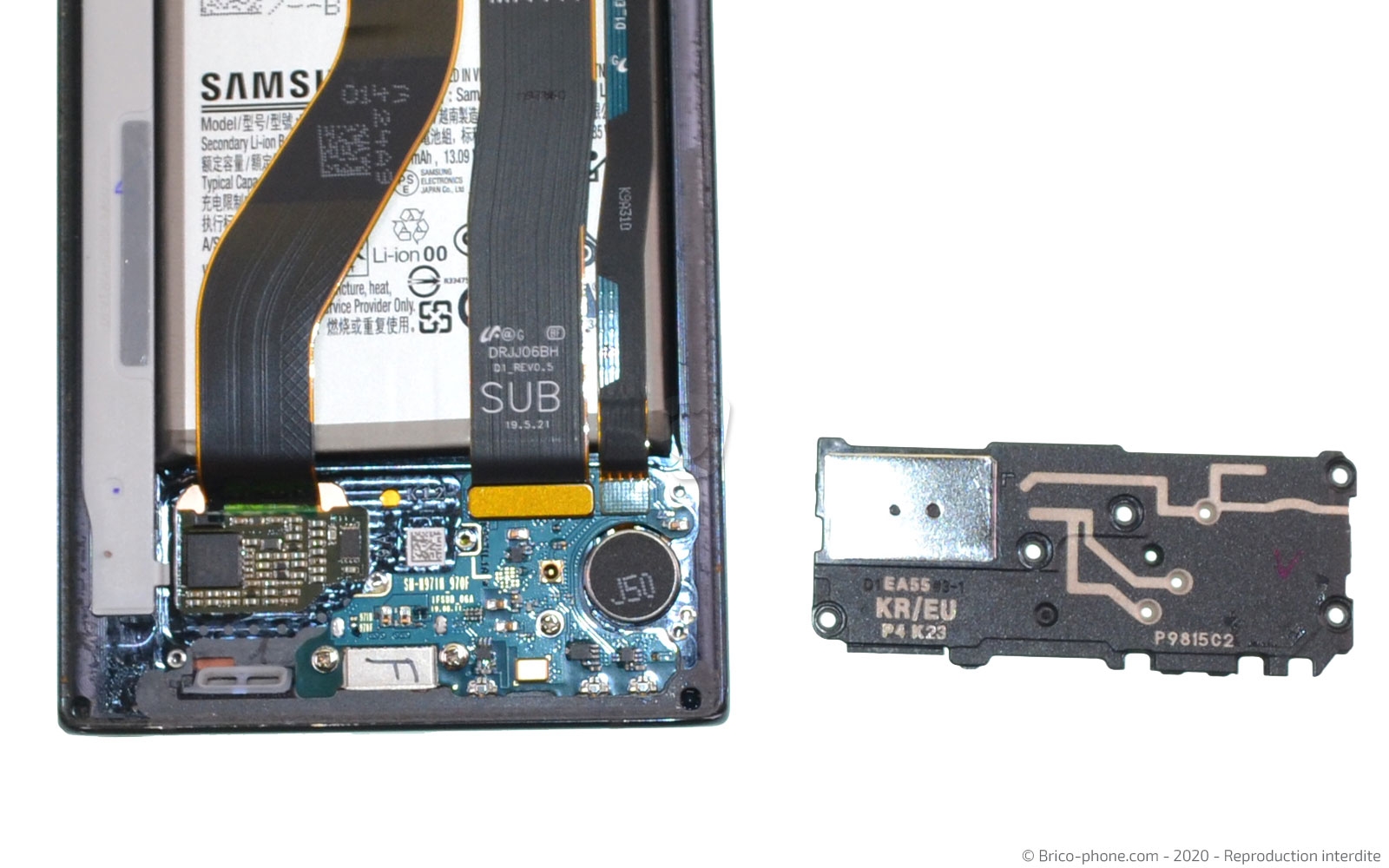 Changement du connecteur de charge sur Galaxy Note 10 photo 4