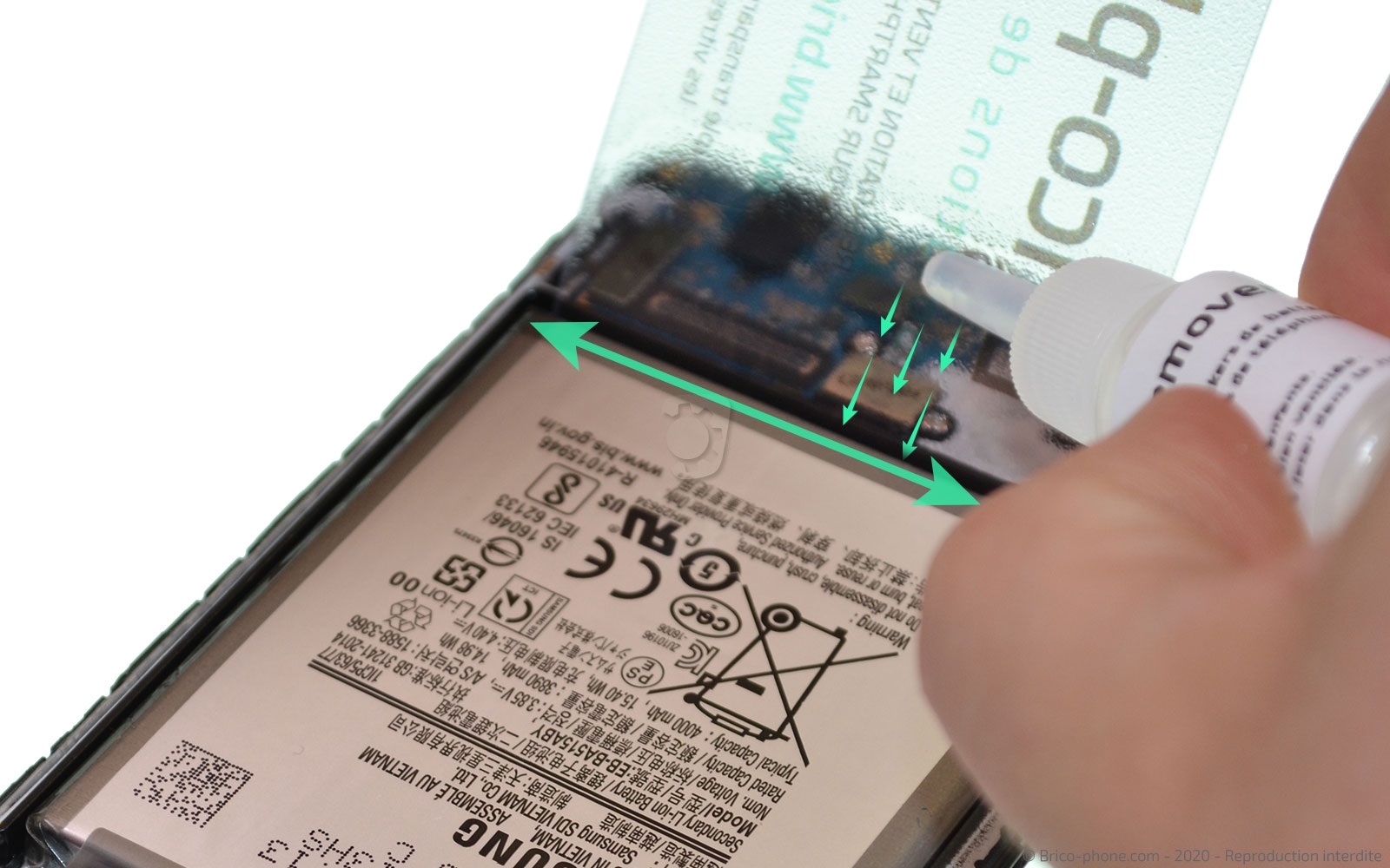 Démontage complet sur Galaxy A51 photo 2