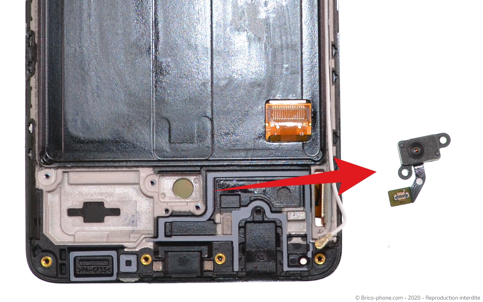 Démontage complet sur Galaxy A51 photo 2