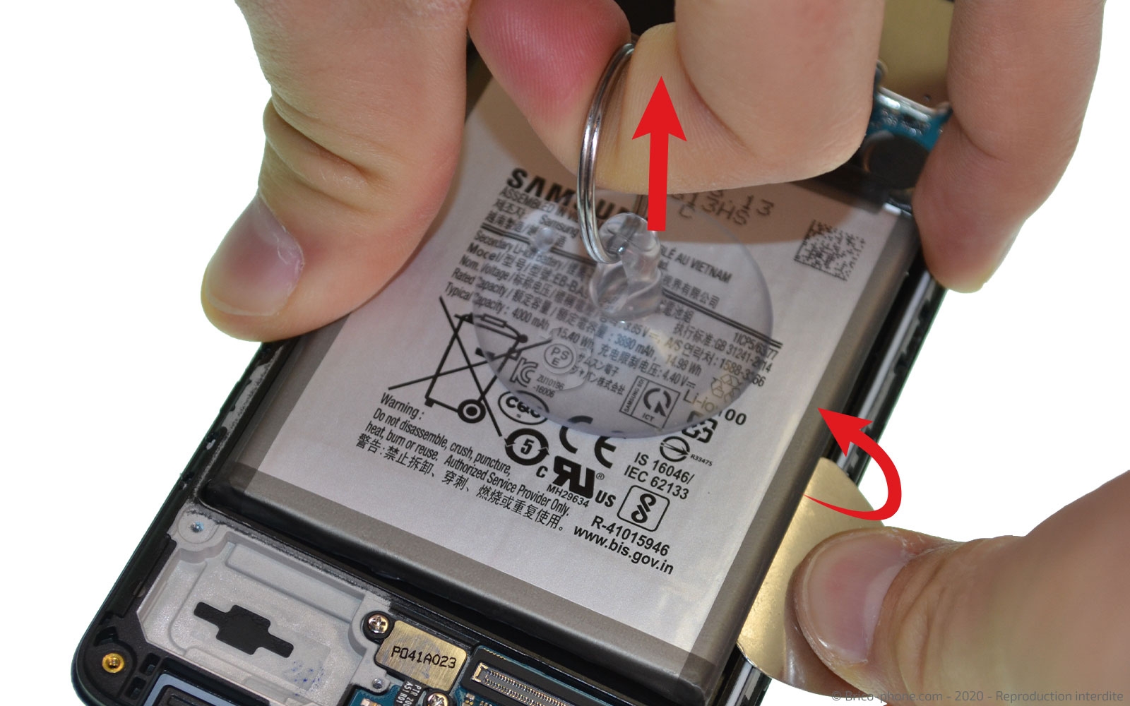 Changement de batterie  sur Galaxy A51 photo 1