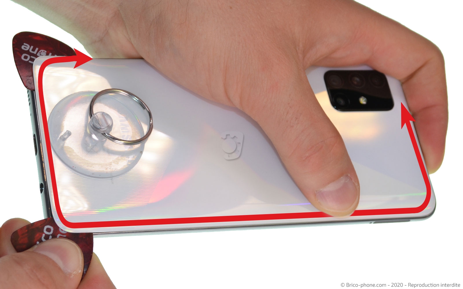 Changement de batterie  sur Galaxy A51 photo 2