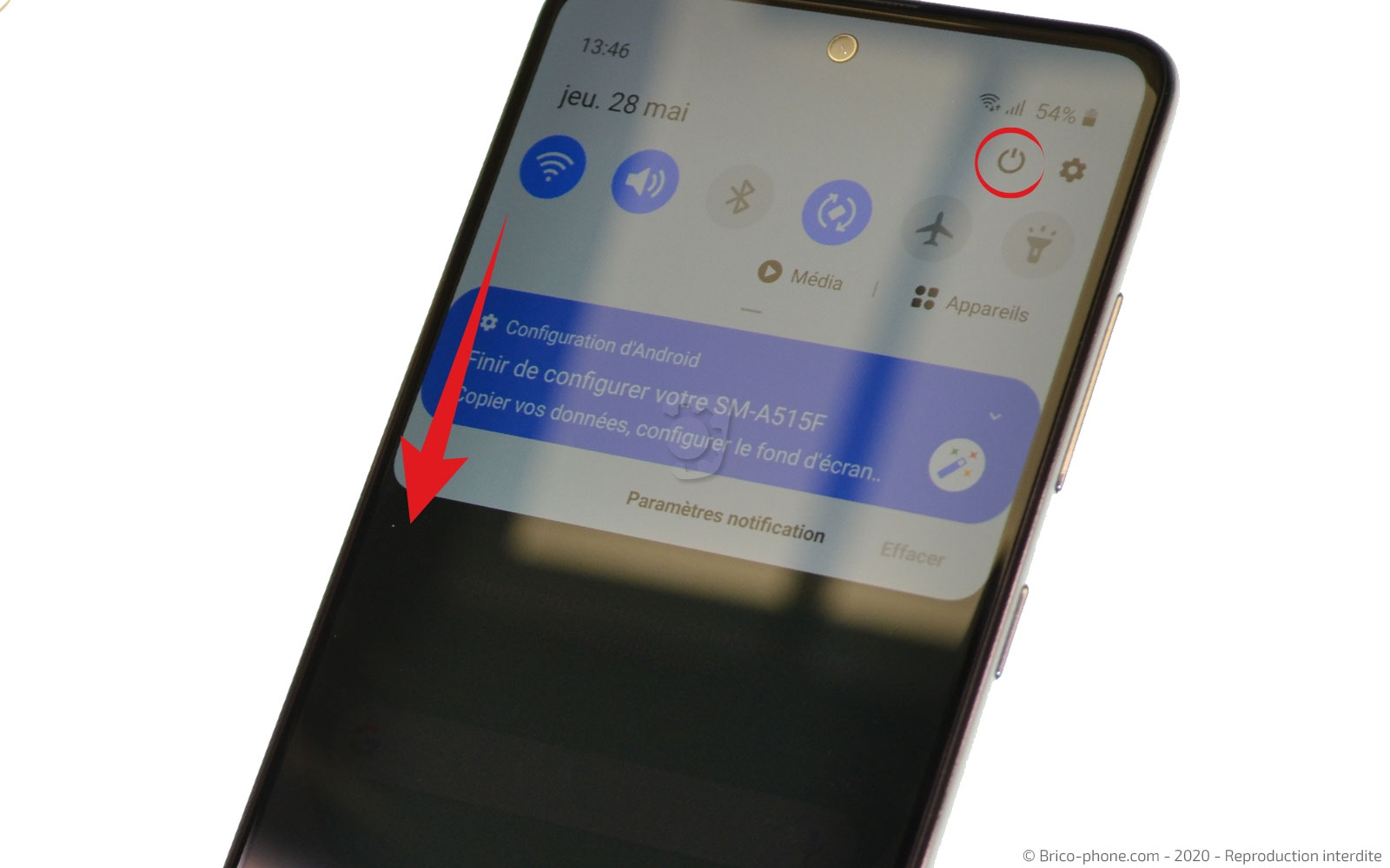 Changement du bloc écran  sur Galaxy A51 photo 3