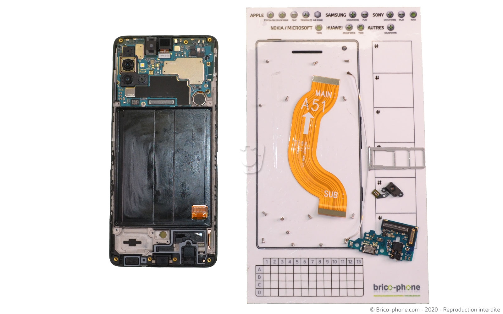 Changement du bloc écran  sur Galaxy A51 photo 2