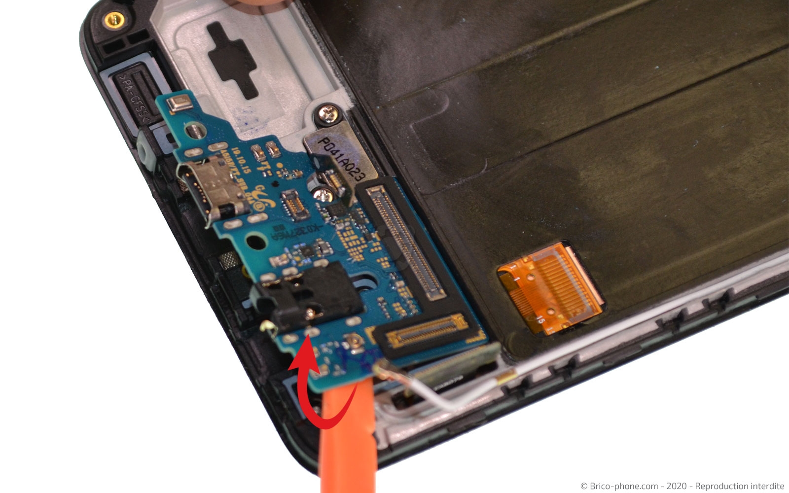 Changement du bloc écran  sur Galaxy A51 photo 4