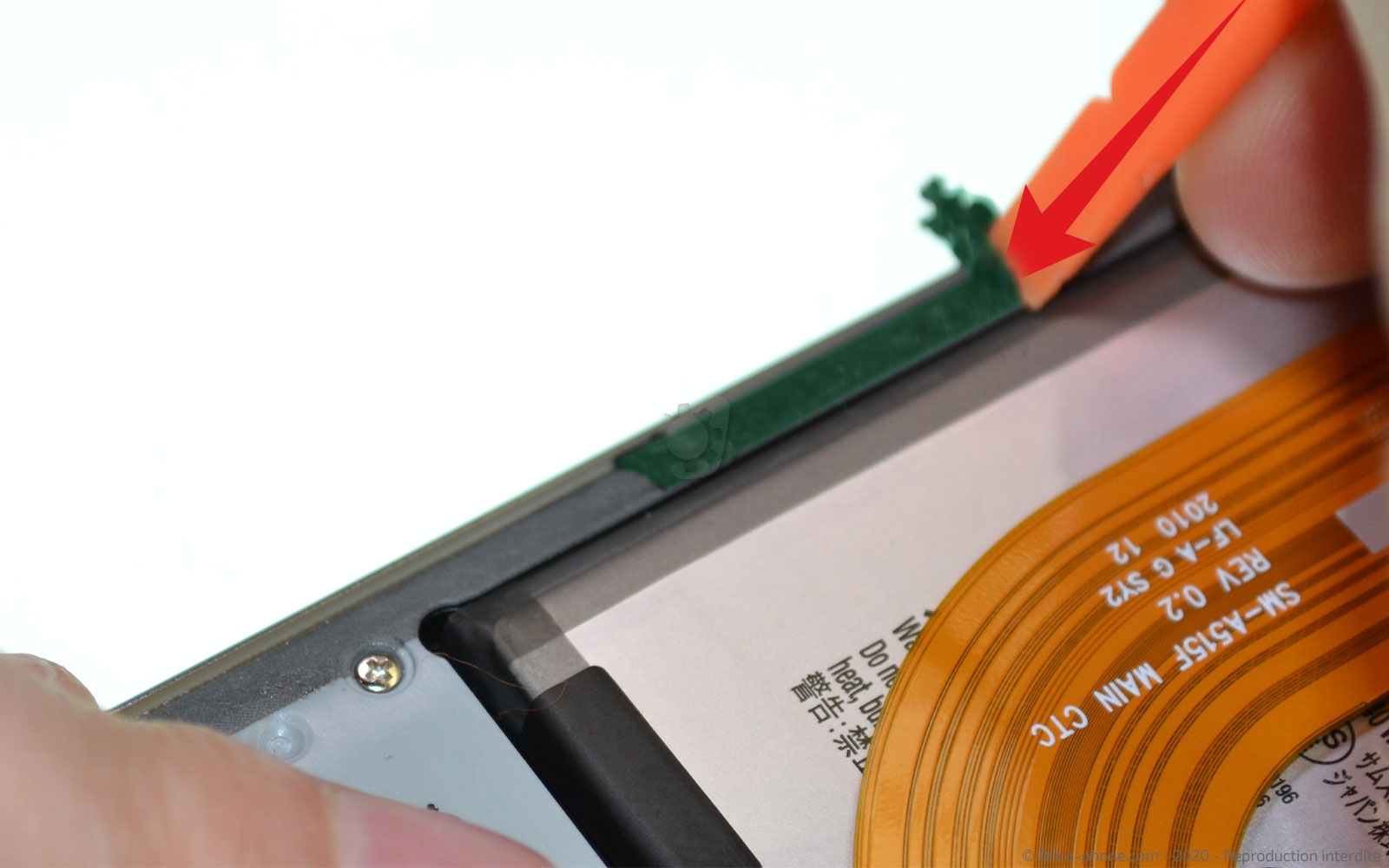 Changement de la vitre arrière sur Galaxy A51 photo 1