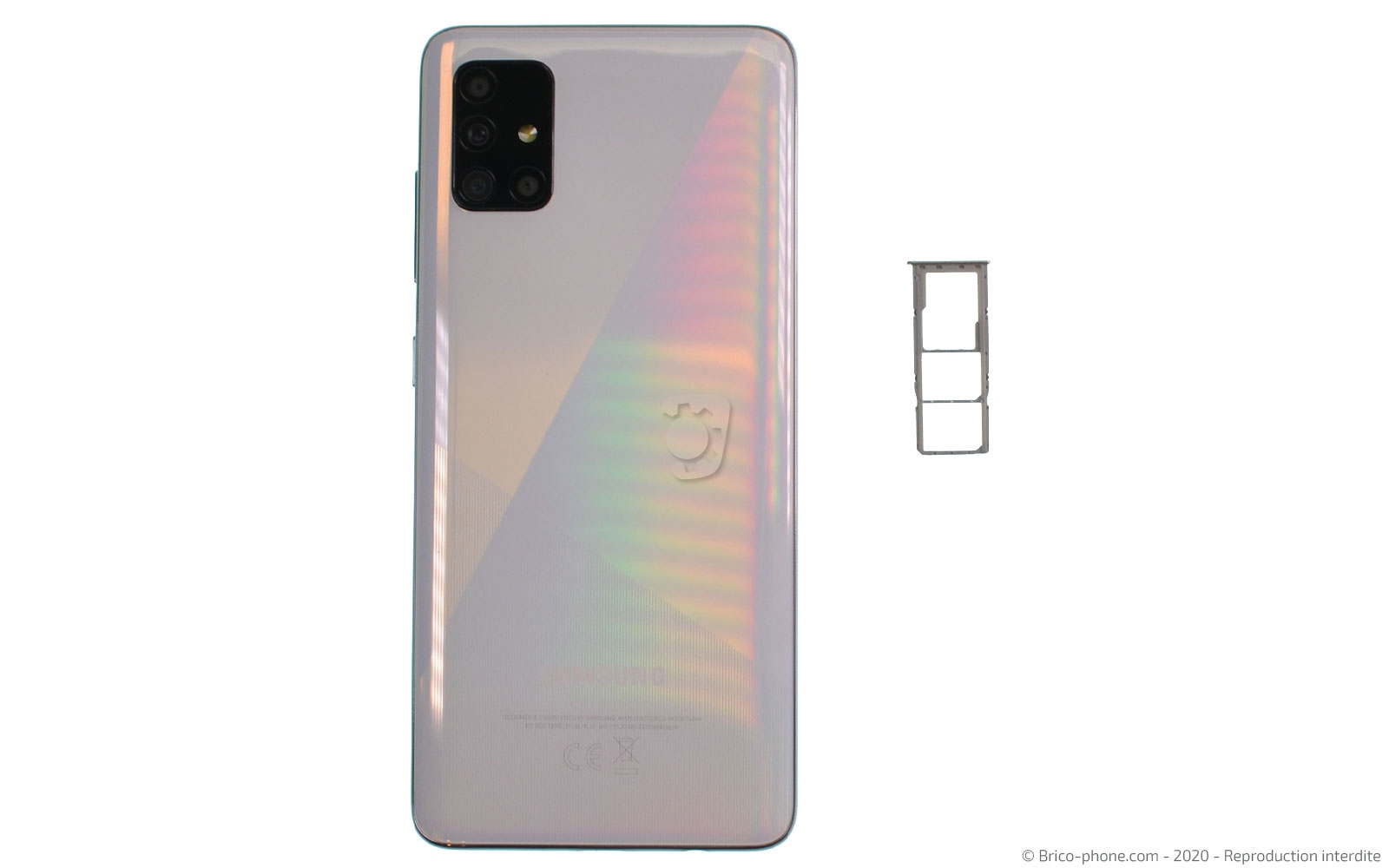 Changement de la vitre arrière sur Galaxy A51 photo 3