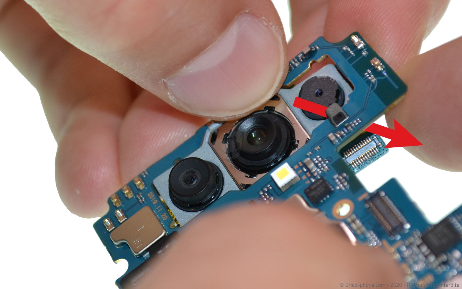 Démontage complet sur Galaxy A71 photo 1