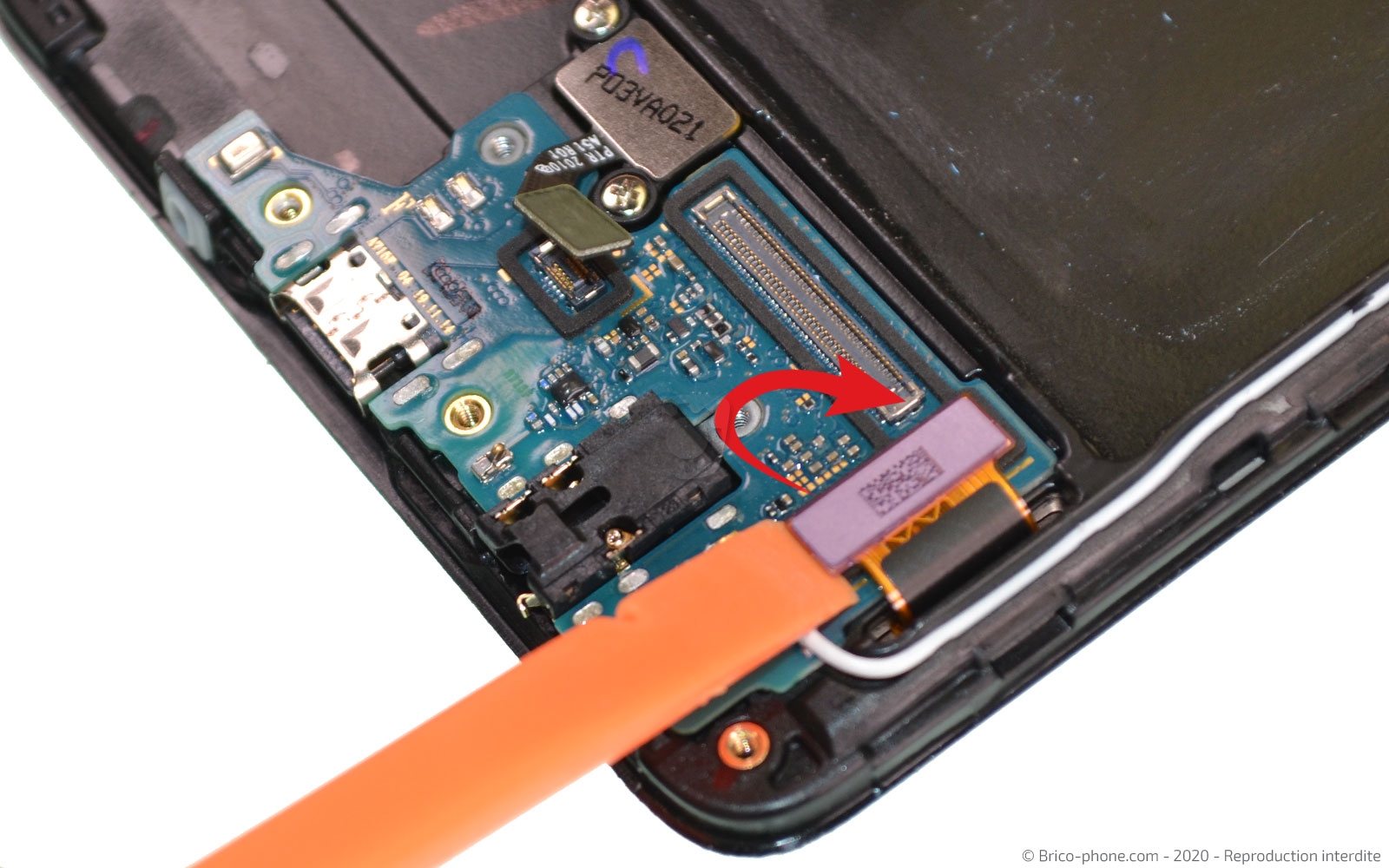 Changement du bloc écran sur Galaxy A71 photo 2