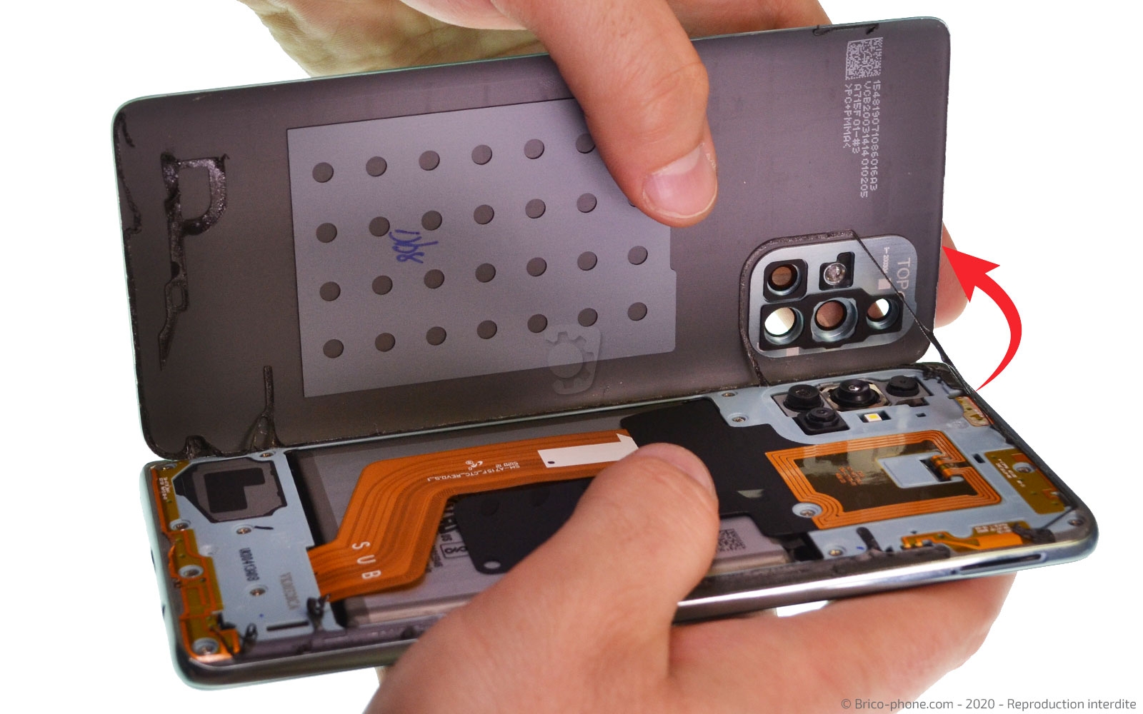 Changement du bloc écran sur Galaxy A71 photo 3