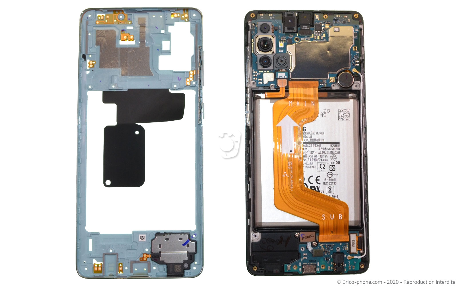 Changement de batterie sur Galaxy A71 photo 4