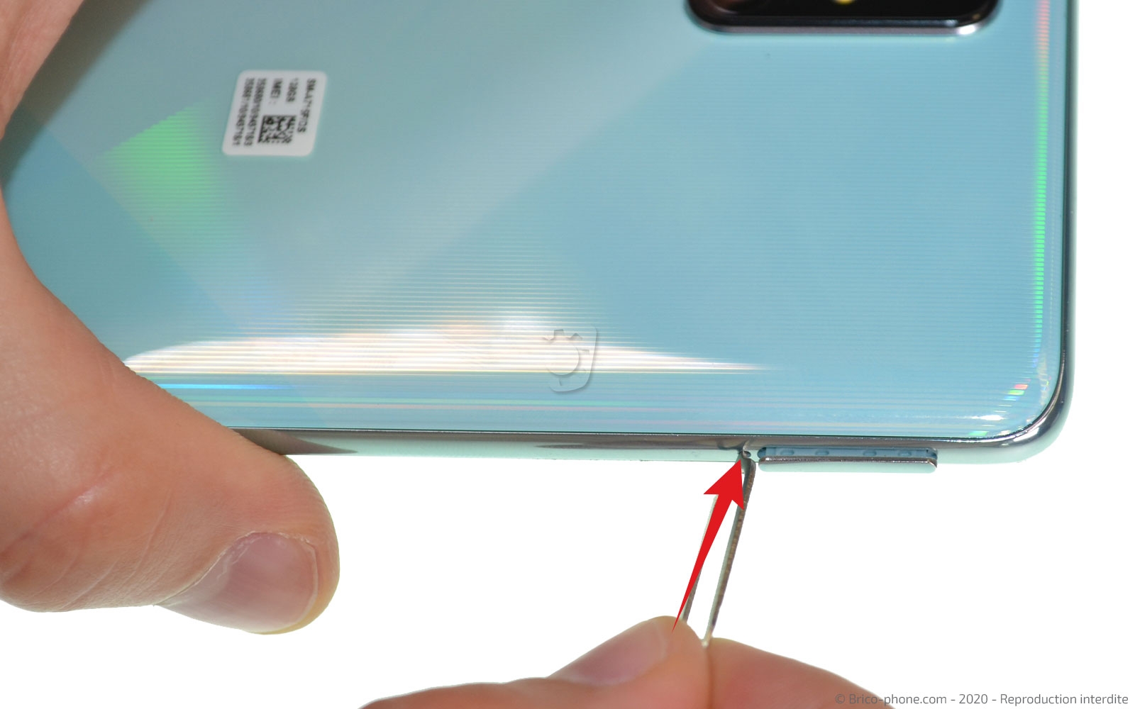 Changement de batterie sur Galaxy A71 photo 1