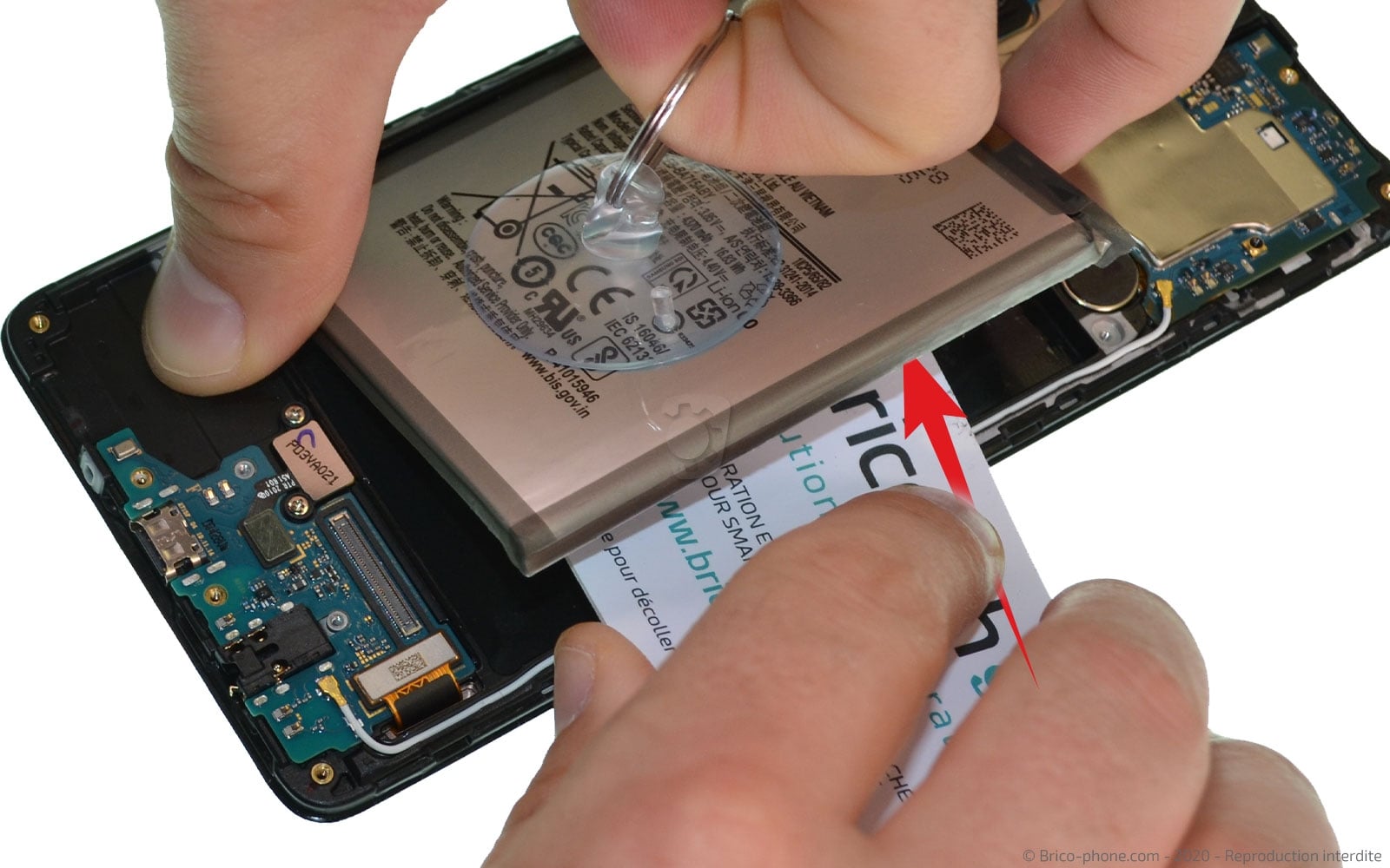 Guide détaillé en images pour changer la batterie du Samsung Galaxy A71 — free download