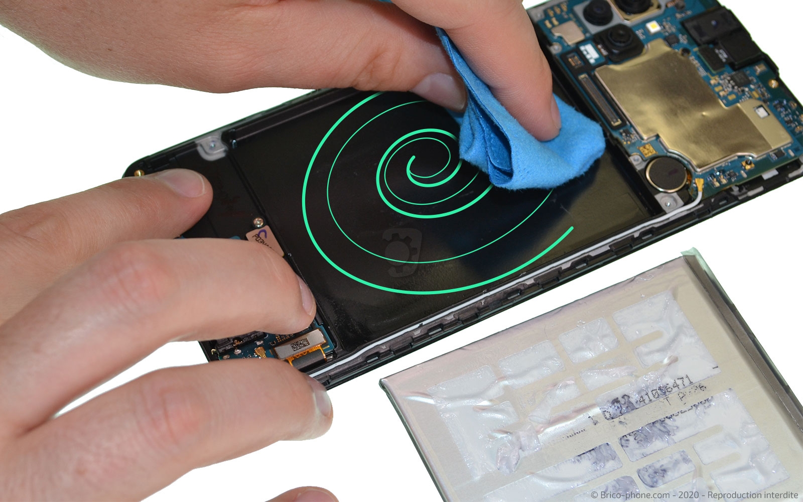 Changement de batterie sur Galaxy A71 photo 3