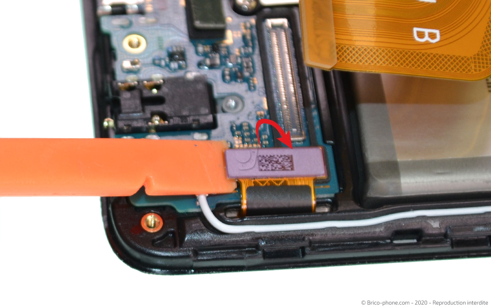 Changement du connecteur de charge sur Galaxy A71 photo 3