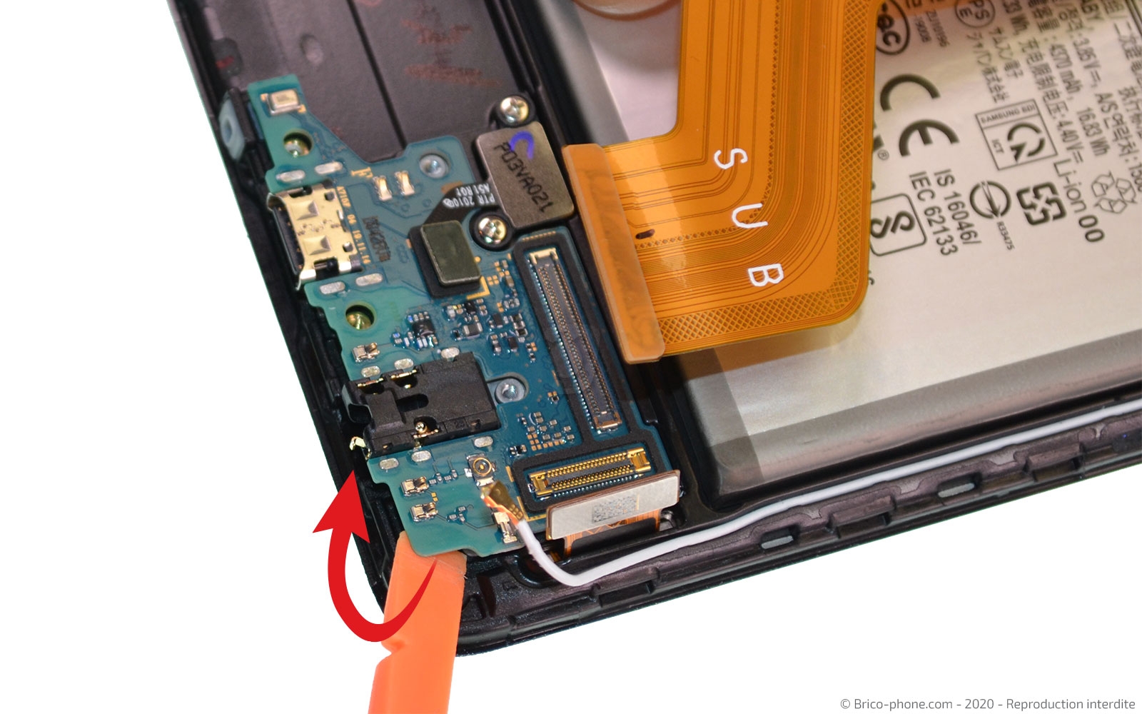 Changement du connecteur de charge sur Galaxy A71 photo 1
