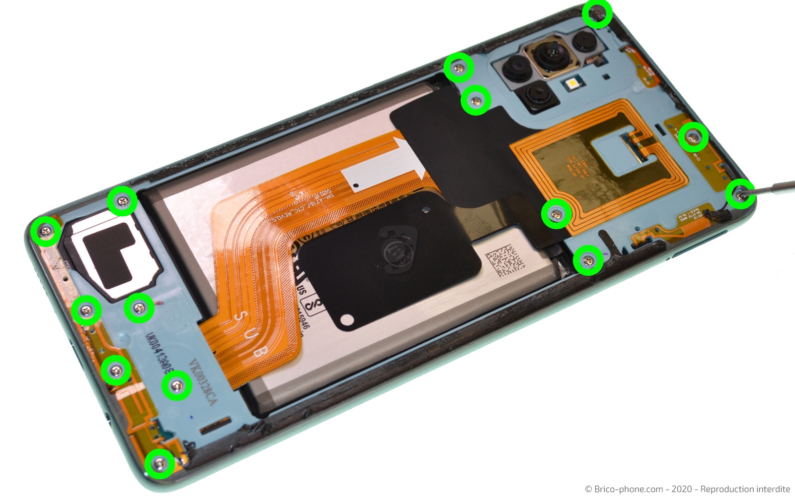 Changement du connecteur de charge sur Galaxy A71 photo 1