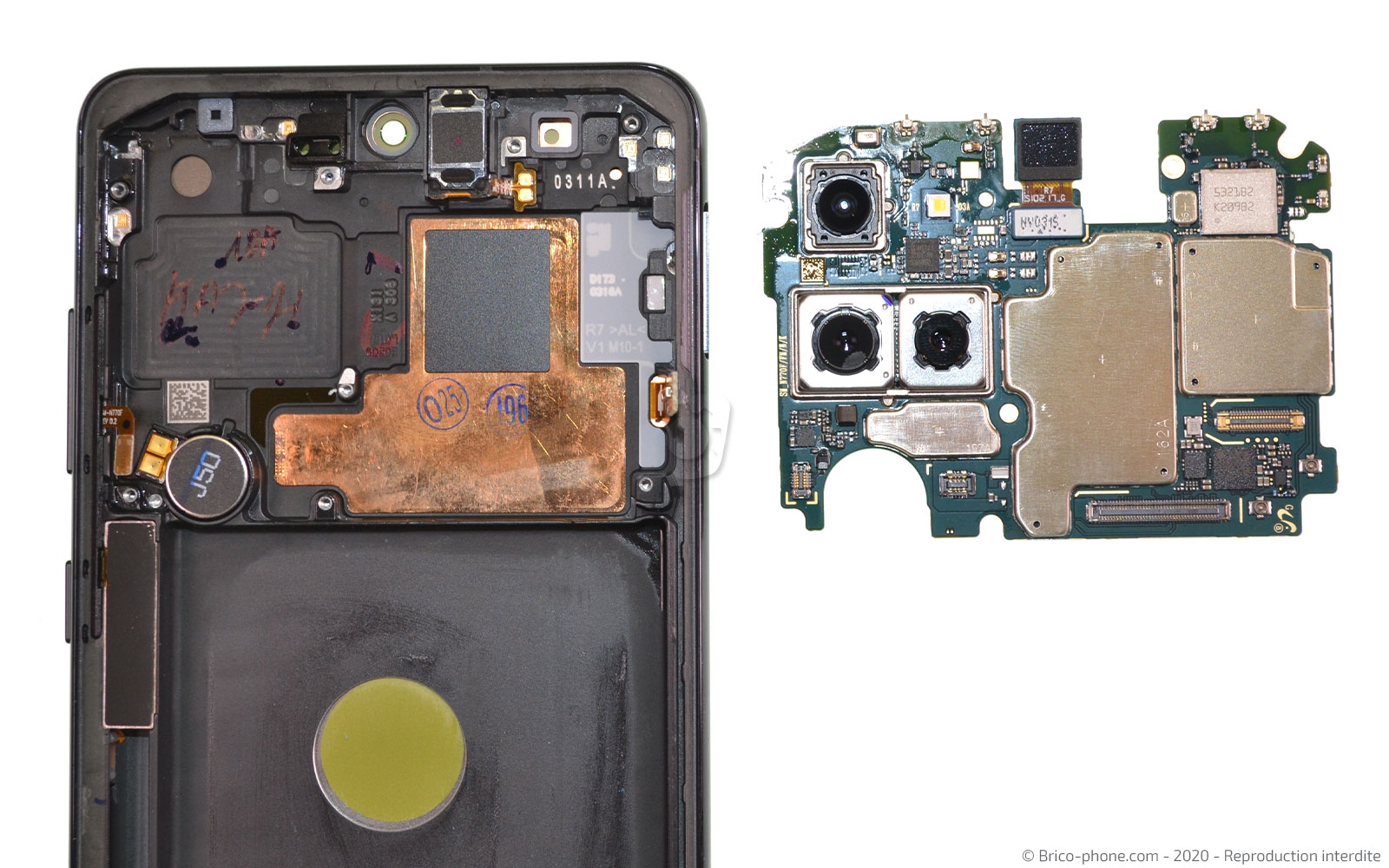 Démontage complet sur Galaxy Note 10 Lite photo 3