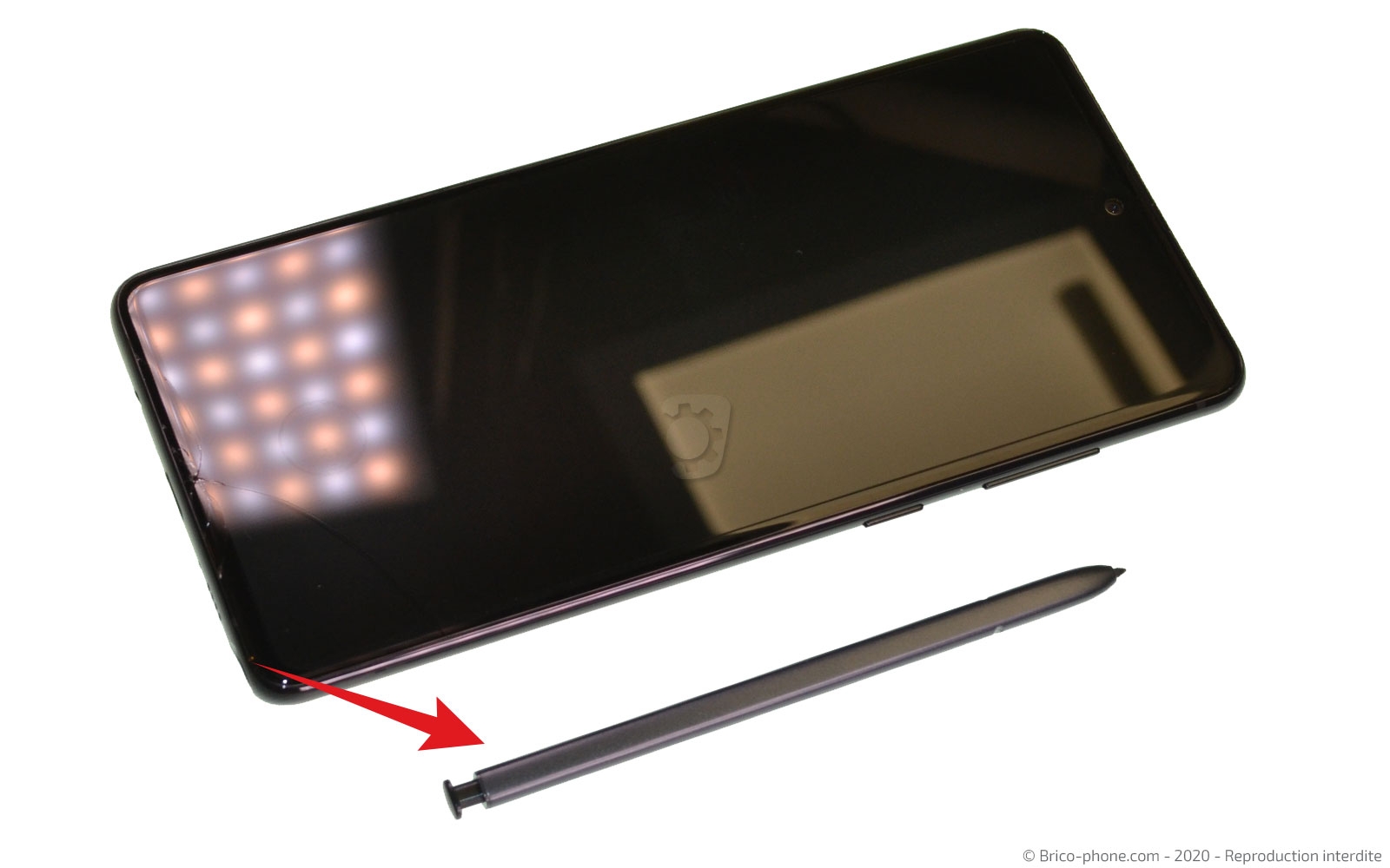 Changement du bloc écran sur Galaxy Note 10 Lite photo 2