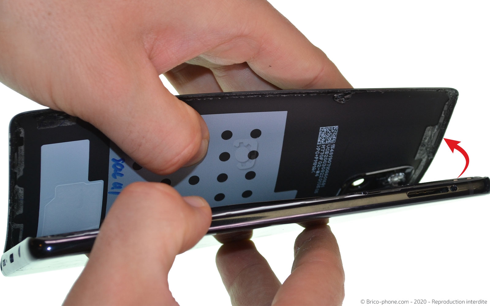 Changement du connecteur de charge sur Galaxy Note 10 Lite photo 2