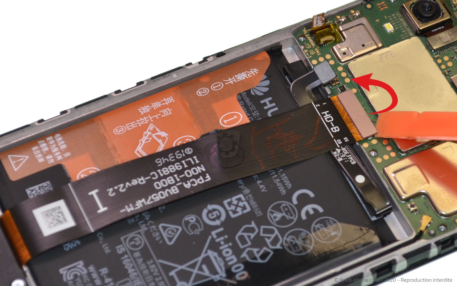 Changement de l'écran (vitre + LCD)  sur Y5 2019 photo 2