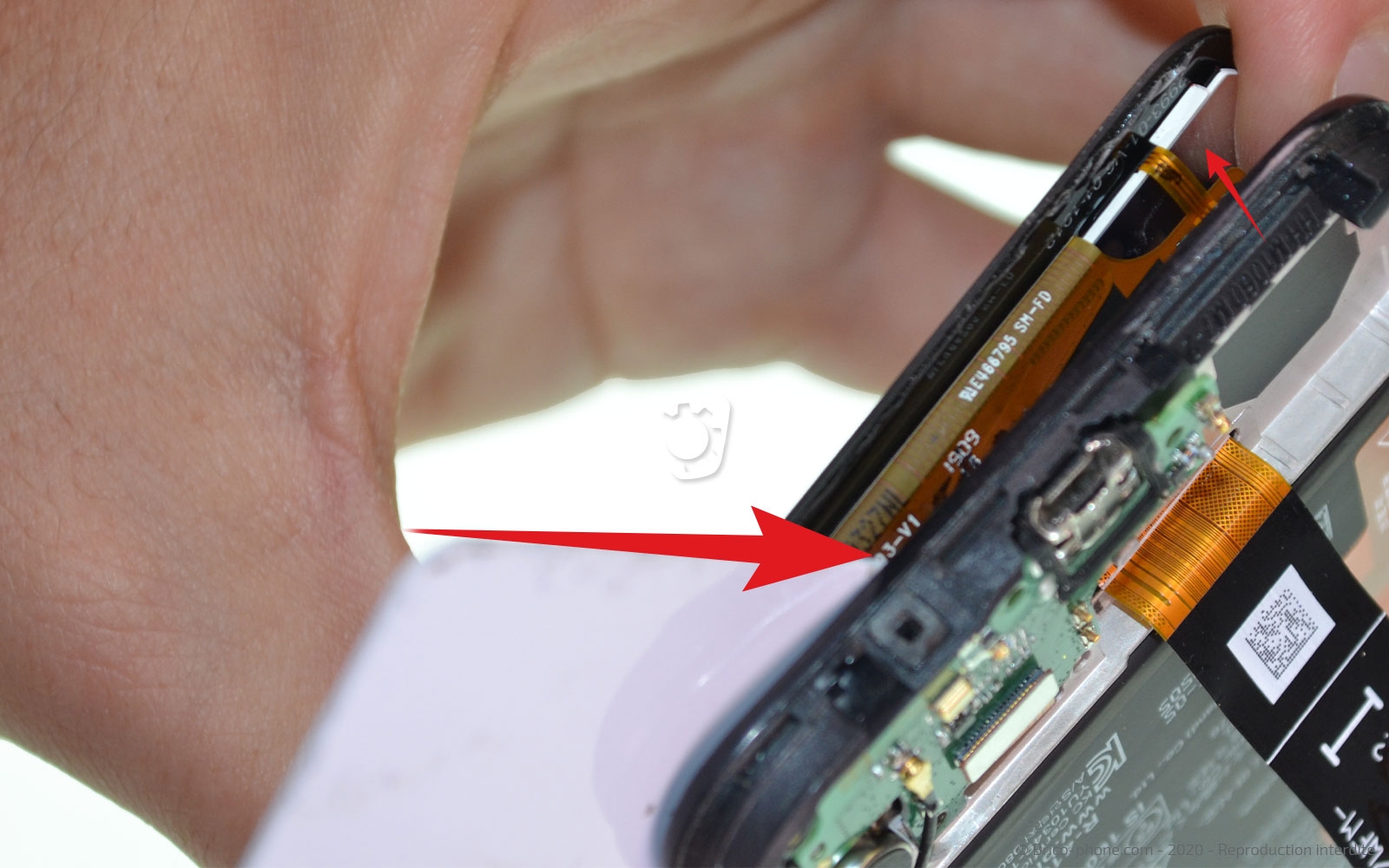 Changement de l'écran (vitre + LCD)  sur Y5 2019 photo 1