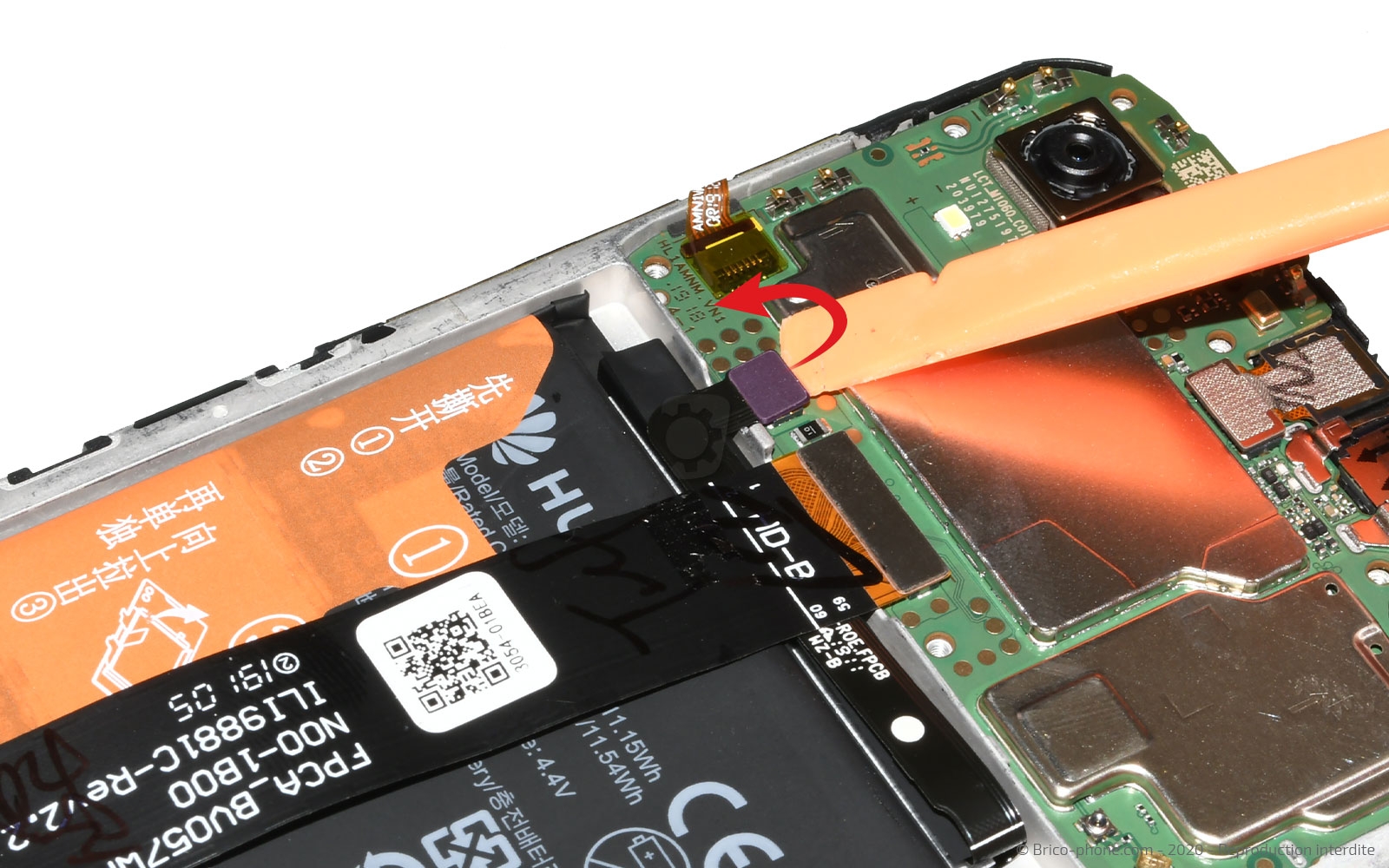 Changement de l'écran (vitre + LCD)  sur Y5 2019 photo 1