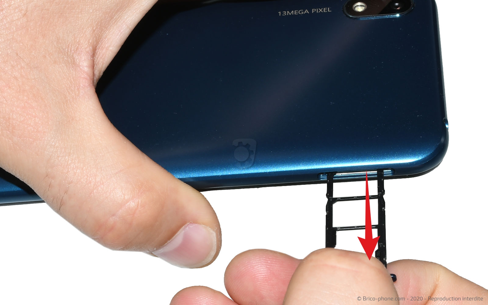 Changement de batterie sur Y5 2019 photo 2