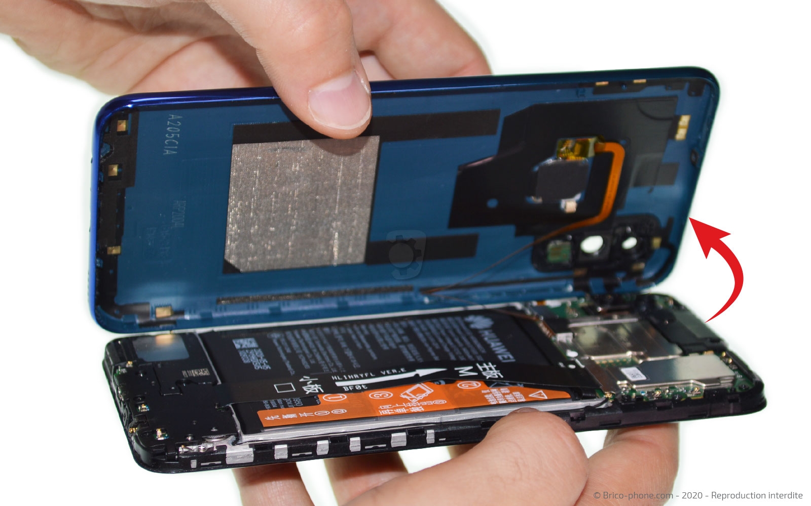 Changement de batterie sur P Smart 2020 photo 3