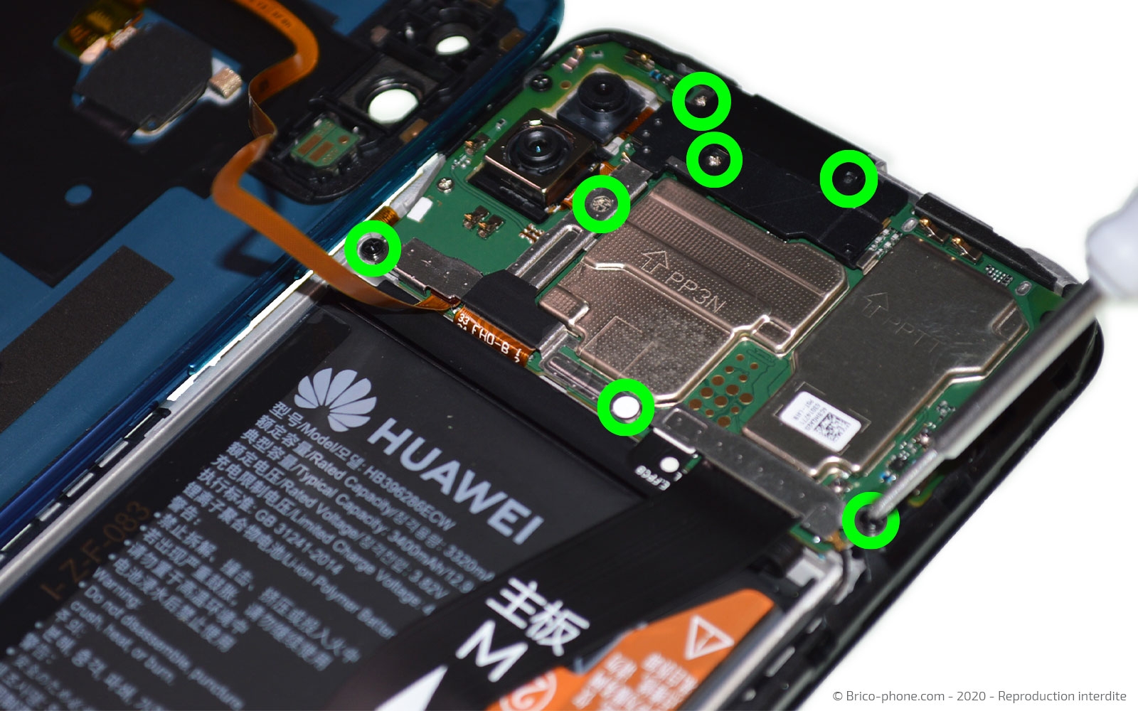 Changement du bloc écran sur P Smart 2020 photo 1